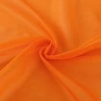 SpaceDresser Basic Rod Pocket Sheer Voile Window Curtain Panels White 1 Pair 2 Panels 38 Width 84 Inch Long for Kitchen Bedroom Children Living Room Yard(Orange,38 W x 84 L)