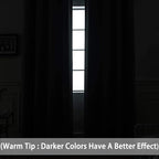 Yakamok Soft and Smooth Orange Blackout Curtains for Bedroom - Grommet Thermal Insulated Room Darkening Curtains for Living Room, Set of 2 Panels (52 x 72Inch, Burnt Orange)