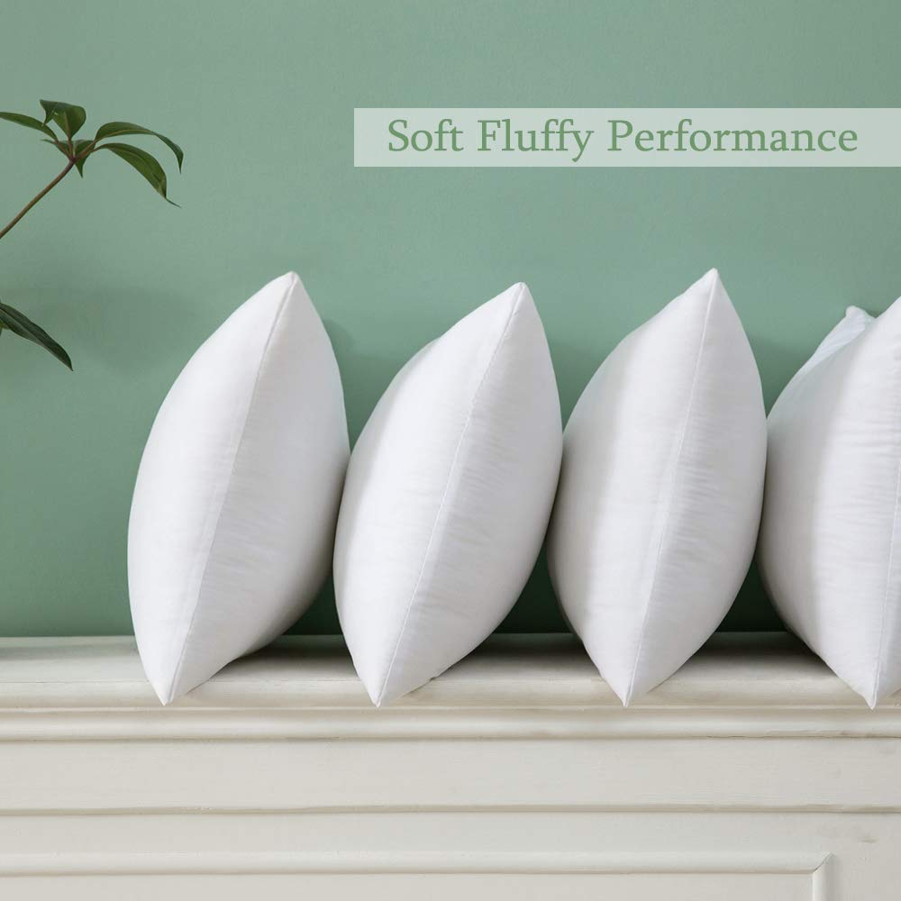 MIULEE 12x16 Inch Throw Pillow Insert for Couch Sofa Bed