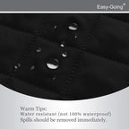Easy-Going Recliner Chair Slipcover Reversible Sofa Cover Water Resistant Couch Cover Furniture Protector with Elastic Straps for Pets Dog (Recliner 22 inch, Black/Beige)