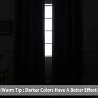 Yakamok Soft and Smooth Blackout Curtains for Bedroom - Grommet Thermal Insulated Room Darkening Curtains for Living Room, Set of 2 Panels (42 x 72Inch, Light Grey)