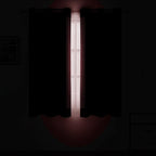 LEMOMO Burgundy Red Thermal Blackout Curtains/52 x 54 Inch/Set of 2 Panels Room Darkening Curtains for Bedroom