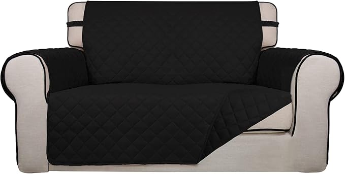 PureFit Reversible Quilted Couch Covers for Dogs Loveseat Sofa Cover 46.5”