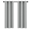 Yakamok Room Darkening Curtains 42x72 inch Length Light Grey-Living Room