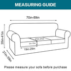 Turquoize 4 Piece Sofa Covers for 3 Cushion Couch Sofa Slipcover Soft Couch Cover for Dogs-Washable Sofa Furniture Cover with 3 Individual Cushion Covers (3 Cushion Sofa, Burnt Brick)