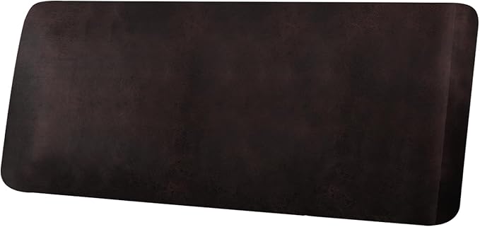 ANARACHON Leather Look Couch Cushion Covers Sofa Seat Slipcovers Sets Couches Furniture Protector for Sectional Armchair Loveseat Pets Kids Stretch Spandex Fabric (1 Cushion Sofa, Chocolate)
