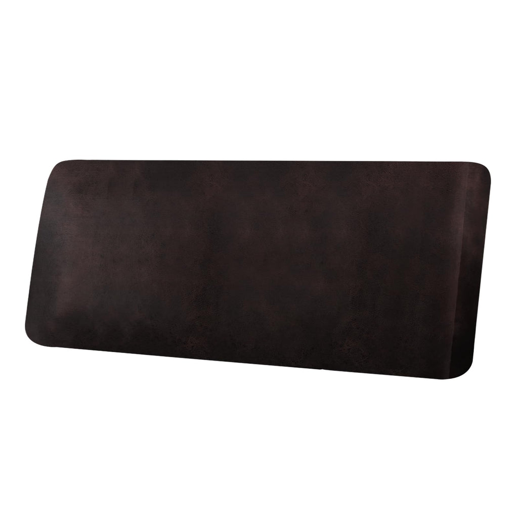 ANARACHON Leather Look Couch Cushion Covers Sofa Seat Slipcovers Sets Couches Furniture Protector for Sectional Armchair Loveseat Pets Kids Stretch Spandex Fabric (1 Cushion XL Sofa, Chocolate)
