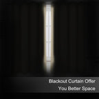 LEMOMO Blackout Curtains 66 x 72 Inch Long Beige Curtains Set of 2 Panels Room Darkening Curtains for Bedroom and Living Room