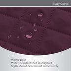 Easy-Going Reversible Couch Cover, Oversized Chair, Wine/Beige