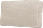 H.VERSAILTEX Velvet Stretch Individual Cushion Cover Plush Cushion Slipcover for Loveseat Sofa Furniture Protector Seat Cushion Sofa Cover (1 Piece Loveseat Cushion Cover, French Oak)