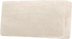 H.VERSAILTEX Velvet Stretch Individual Couch Cushion Cover Plush Cushion Slipcover for Loveseat Sofa Cushion Furniture Protector Seat Cushion Sofa Cover (1 Piece Sofa Cushion Cover, Cream)