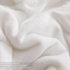 KMUSET Fleece Blanket Throw Size White Lightweight Super Soft Cozy Luxury Bed Blanket Microfiber (Pack of 2)