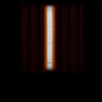 LEMOMO Orange Blackout Curtains 42 x 54 Inch Length Set of 2 Panels Grommet Bedroom Curtains for Living Room