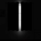LEMOMO Black Blackout Curtains 34 x 54 Inch Length/Set of 2 Curtain Panels/Thermal Insulated Room Darkening Blackout Curtains for Bedroom