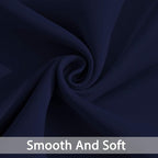 Yakamok Navy Blackout Curtains for Bedroom Window Treatment Boys Girls Kids Bedroom Curtains Thermal Insulated Grommet Blackout Curtain Panels for Living Room - 52" W by 84" L, Navy, 1 Panel