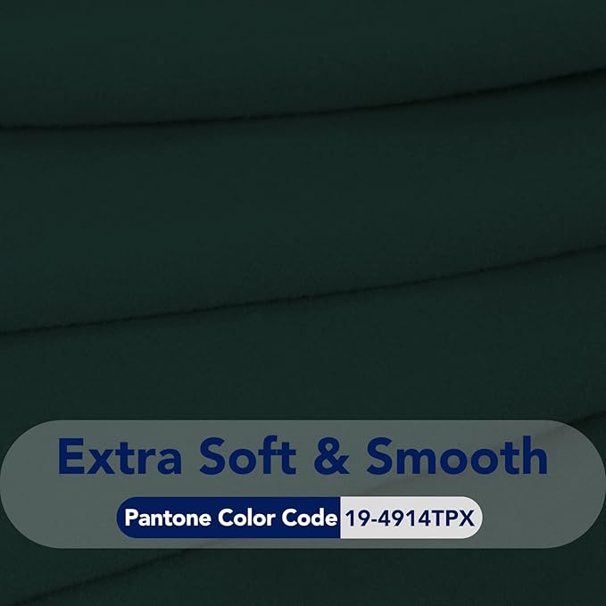 PureFit Stretch Oversized Couch Covers Fleece Sofa Slipcovers Deep Teal