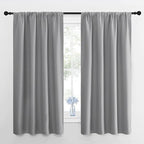NICETOWN Blackout Curtains Panels for Window - Thermal Insulated Rod Pocket Blackout Drapes/Draperies for Living Room (2 Panels, W42 x L63 inches, Silver Grey)