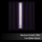 LEMOMO Blackout Curtains 38 x 54 inch/Lavender Curtains Set of 2 Panels/Thermal Insulated Room Darkening Bedroom Curtains