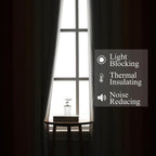Estelar Textiler Burnt Orange and Greyish White Ombre Blackout Curtains & Drapes for Living Room, Thermal Insulated Grommet Energy Saving Window Gradient Curtains for Bedroom, 52Wx108L, 2 Panels