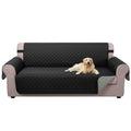 U-NICE HOME Reversible Sofa Cover Couch Cover for Dogs, Black/Grey