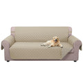 U-NICE HOME Large Sofa Cover Reversible Couch Cover for Dogs, Sand/Beige