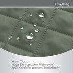 Easy-Going Oversized Chair Sofa Slipcover Reversible Sofa Cover Water Resistant Couch Cover Furniture Protector Cover with Elastic Straps for Pets Dog (Oversized Chair, Greyish Green/Beige)
