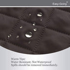 Easy-Going Reversible Couch Cover, Large Futon Sofa, Chocolate/Ivory