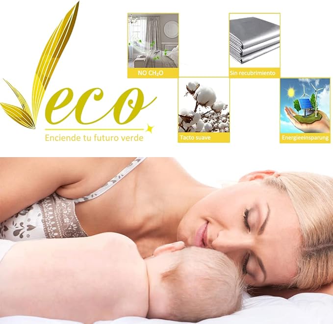 NICETOWN Stone Blue 100% Blackout Curtains with Black Liners, Thermal Insulated Full Blackout 2-Layer Drapes, Energy Efficiency Window Draperies for Boy's Room (2 Panels, 42-inch W by 45-inch L)