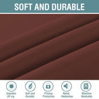 H.VERSAILTEX Blackout Curtain for Living Room Thermal Insulated Window Treatment Curtain 54 inch Length Energy Saving Solid Grommet Top Blackout Drape, One Panel, Rust, 52" W x 54" L