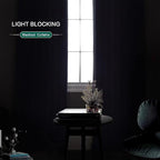 Joydeco Blackout Curtains for Bedroom 84 inch Long 2 Panels, Thermal Insulated Room Darkening Curtains with Grommets, Soft Window Drapes for Living Room (W52 x L84 Inch, Burgundy Red)