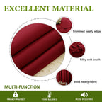 NICETOWN Christmas Burgundy Window Curtains Blackout Drapes, Thermal Insulated Solid Grommet Blackout Curtains/Draperies for Laundry Room (One Pair, 70 by 54-inch, Burgundy Red)