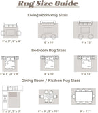 VECARF Area Rug 3x5 Washable Rug, Vintage Boho Medallion Entryway Rug Non-Slip Soft Low Pile Small Distressed Floor Carpet Retro Doormat for Kitchen Bedroom Laundry Bathroom Hallway (Taupe, 3'x5')