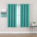 ChrisDowa Blackout Curtains for Bedroom and Living Room 45 Inches Long