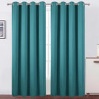 LEMOMO Blackout Curtains 52 x 120 Inch Long Sea Teal Curtains Set of 2 Panels Room Darkening Curtains for Bedroom and Living Room