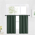 RYB HOME Kitchen Blackout Curtains Over Sink 36 inch Length, Rod Pocket