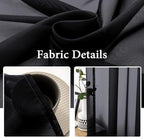 MIULEE 2 Panels Sheer Curtains for Living Room 54 X 63 Inches Black