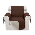 Luxshare Home Reversible Recliner Chair Covers, 23" Chair, Brown/Beige