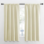 NICETOWN Blackout Curtains for Living Curtains, Room Darkening Window Curtain Panels, Easy-Care Solid Thermal Insulated Draperies/Drapes for Daughter Room (Beige, 2 Panels, 42 by 63)