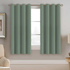 H.VERSAILTEX Blackout Curtain for Bedroom Thermal Insulated Window Treatment Curtain Extra Long 63 inch Length Energy Saving Solid Grommet Top Blackout Drape, One Panel, Green Bay, 52" W x 63" L