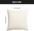 AVOIN colorlife Home Sweet Home Spring Summer Flowers Throw Pillow Covers, 20 x 20 Inch Grey Cushion Case for Sofa Couch Set of 4