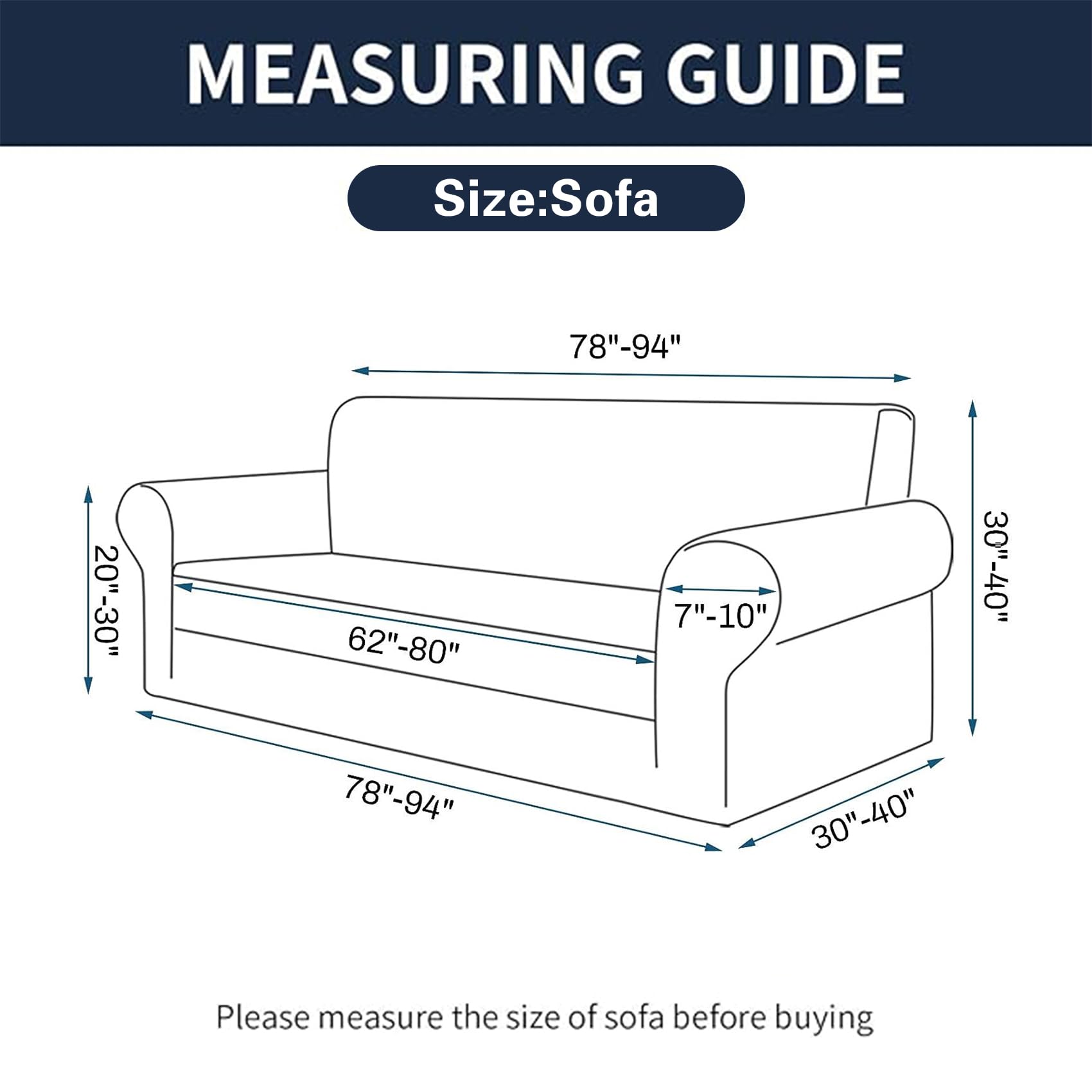 Cupuamon 2026 New Stretch Sofa Slipcovers Couch Cover for 3 Cushion Furniture Protector Sofa Covers with Elastic Bottom Jacquard Fabric Small Checks for Pets, Kids -Sofa, Tan