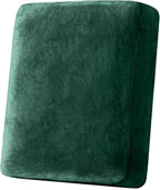 Couch Cover Stretch Velvet Sofa Cushion Cover 1-Piece - Elastic Washable Slipcover for Seat or Backrest, Couch Seat Covers for Sofas (Christmas Green)