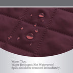 Easy-Going Reversible Couch Cover, 3 Cushion Sofa, Large, Wine/Beige