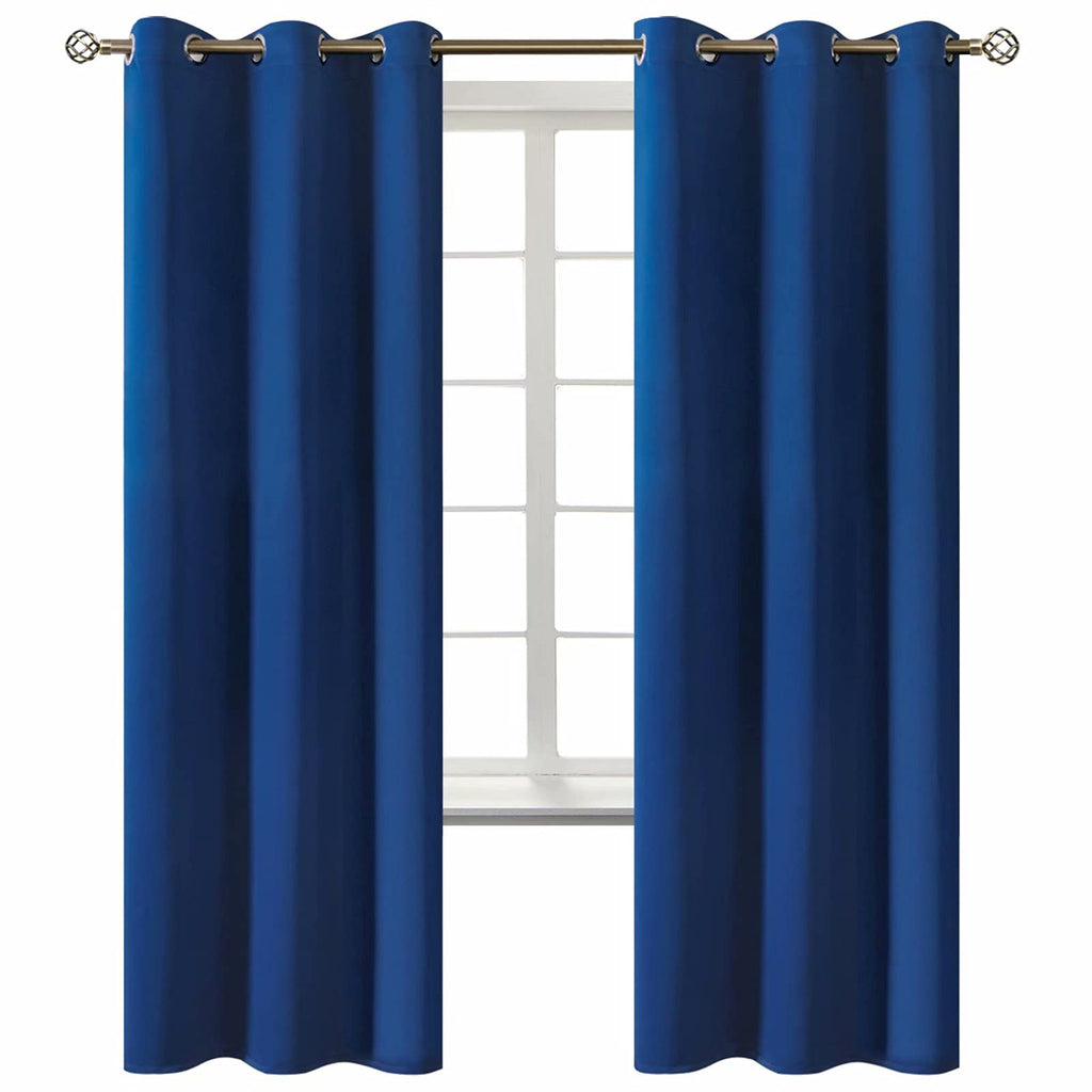 BGment Royal Blue Blackout Curtains for Bedroom 72 Inch Long - 2 Panels