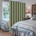 H.VERSAILTEX Blackout Patio Curtains 100 x 96 Inches for Sliding Door Extral Wide Blackout Curtain Panels Thermal Insulated Room Divider - Grommet Top, 8' Tall by 8.5' Wide - Sage