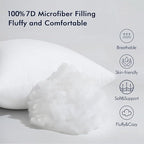MIULEE Throw Pillow Insert Premium Pillow Stuffer Sham Rectangle for Decorative Cushion Bed Couch Sofa 14x24 Inch
