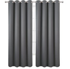 LEMOMO Blackout Curtains 52 x 90 Inch Long Frost Grey Curtains Set of 2 Panels Room Darkening Curtains for Bedroom and Living Room