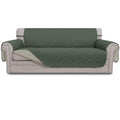 Easy-Going Reversible Couch Cover, 3 Cushion Sofa, Greyish Green/Beige