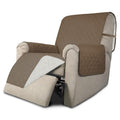Easy-Going Recliner Chair Slipcover Reversible Sofa Cover Water Resistant Couch Cover Furniture Protector with Elastic Straps for Pets Dog (Recliner 22 inch, Camel/Ivory)