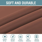 H.VERSAILTEX Blackout Curtain for Living Room Thermal Insulated Window Treatment Curtain Extra Long 84 inch Length Energy Saving Solid Grommet Top Blackout Drape, One Panel, Washed Spice, 52"W x 84"L